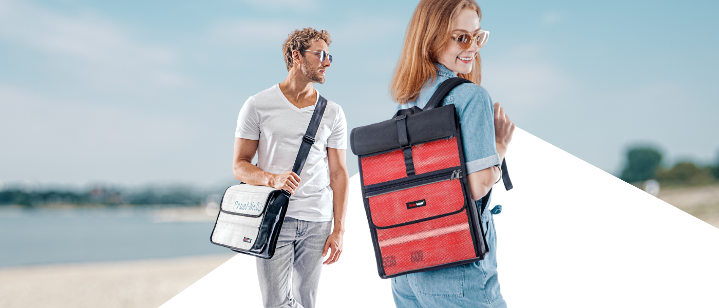 Upcycling-Produkte aus Feuerwehrschlauch